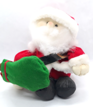 Russ Berrie Santa Wind Up Musical Plush Santa Claus Is Coming To Town - £11.96 GBP