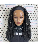 Headband Wig Boho Goddess Loc Distressed Curly Dread Locs Wigs For Black... - $140.25