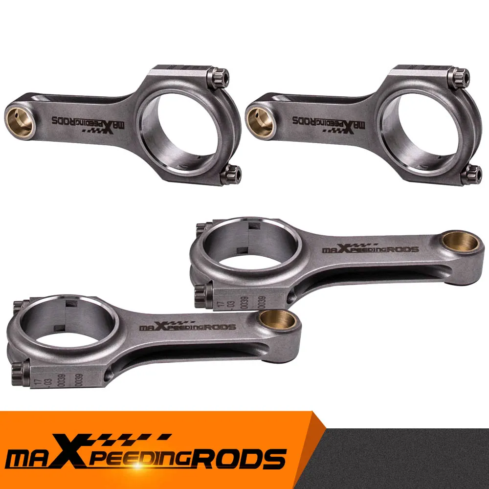  4340 Conrods For  Kent Crossflow H Beam Connecting Rods ARP 2000 Bolts for Capr - £535.61 GBP