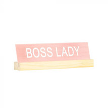 Say What Desk Sign with Base - Boss Lady - £27.41 GBP