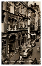Hotel Suisse on Kalverstraat Amsterdam RPPC Postcard with Old Cars Street Scene - £9.28 GBP