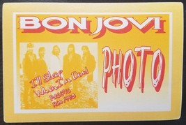 JON BON JOVI / RICHIE SAMBORA - OLD BON JOVI TOUR CONCERT CLOTH BACKSTAG... - $13.83 CAD