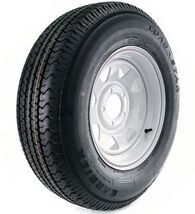 Kenda DM205R4C-5CI Karrier Radial Trailer Tire and 5-Hole Custom Spoke W... - $292.93