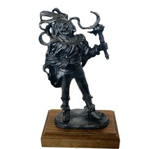 Michael Ricker Pewter figurine sculpture signed Jester Clown Circus Carn... - $197.95