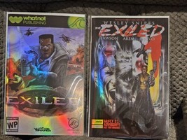 Lot Of 2 Wesley Snipes The Exiled #1 Foil Halo &amp; Ninja Funk Variants Whatnot NM - £79.13 GBP