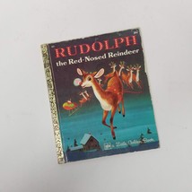 Rudolph Red Nosed Reindeer 1972 Little Golden Book Vintage Christmas Picture Boo - £5.53 GBP