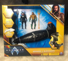 Aquaman DC Comics AQUAMAN vs BLACK MANTA Battle Set 4" Action Figs. New ... - $8.91
