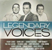 New! Timelife&#39;s: Legendary Voices 2 Cd Set Perry Como,Johnny Mathis,Tony Bennett - £7.18 GBP