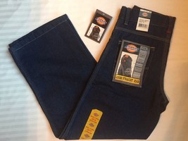 DICKIES Boys JEANS Size: 14 New SHIP FREE Pants BLUE Straight Leg LOOSE Fit - £30.50 GBP