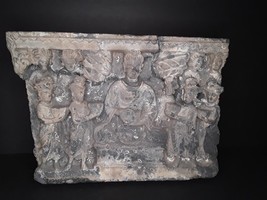 2nd-3rd Circa Gandharan Schist Buddista Stanghetta Pannello - £4,632.12 GBP