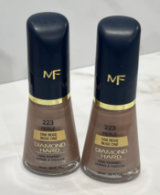 2 MF Max Factor Diamond Hard Nail Enamel Polish - 223 Perle Cine Beige -... - €10,08 EUR