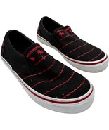 In-N-Out Burger Pray Hard Drink Cup Pattern Blk/Red Slip-On Shoes Size W... - $382.32 MXN