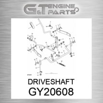 GY20608 DRIVESHAFT fits JOHN DEERE (New OEM) - $44.73