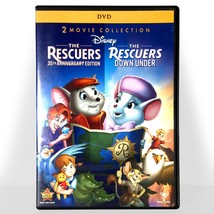 Walt Disney&#39;s - The Rescuers / The Rescuers Down Under (2-Disc DVD, 1977 &amp;1990) - £6.74 GBP