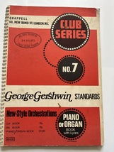 GEORGE GERSHWIN STANDARDS (UK SONGBOOK FOR PIANO / ORGAN) - £9.62 GBP