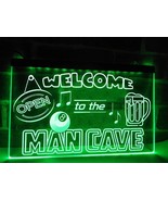 Welcome to the Man Cave Illuminated Led Neon Sign Bar Pool Room Decor Li... - £21.10 GBP+