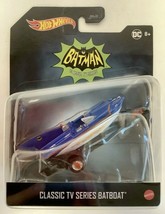 New Mattel DKL25 Hot Wheels Batman Classic Tv Series Batboat 1:50 Scale Vehicle - £25.22 GBP