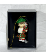 Vintage Berman Anderson Trims in Ceramic Christmas Ornament Scotland Boy... - €12,88 EUR
