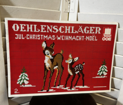 Oehlenschlager Jul Christmas Weihnacht Vintage Cross stitch Book 2 Denma... - $13.86