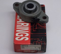 SEALMASTER CRFTC-12 BEARING FLANGE MOUNT BALL BEARING UNIT 3/4IN BORE PN... - $49.50