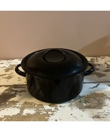 Vintage Silit Heavy Duty Large Bean Pot Blue Interior RARE - Germany - $49.40
