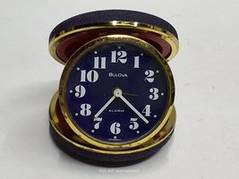 Vintage 1960s vibe Bulova travel alarm clock - £30.96 GBP