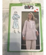 8875 Vintage UNCUT Simplicity Sewing Pattern Misses Pullover Dress Shirt... - £6.68 GBP