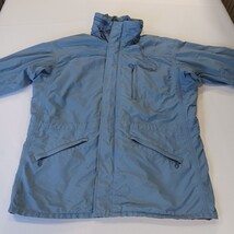 Vintage Columbia Blue Gore-Tex Parka Hidden Hood Full Zip Jacket Men's Sz Medium image 15