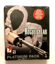 Red Storm Rogue Spear Platinum Pack PC Game 2001 Vintage Tom Clancy Rain... - $10.88
