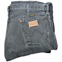 Black Wrangler Jeans Mens 38x38 Cowboy Denim Pants Western Work (Actual 38x37) - £52.06 GBP