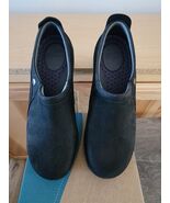 Dansko Black Patti Milled Nubuck Women's Sz 8 EU 38 Vibram Slip On Shoes... - $94.05