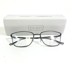 Marchon Airlock 5003 001 Eyeglasses Frames Black Square Titanium 53-18-140 - £37.22 GBP