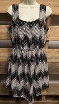 Bebop Blouson Sleeveless Dress Geometric Pattern Woman’s Size L Fashion ... - $17.82