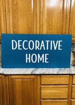 Plastic Store Sign-Decorative Home: 24x48in. Decorative/ShipN24hours - $68.19