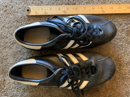RARE Vintage adidas SPEED Original 70&#39;s Leather Soccer Shoes Made in France 6 - £86.03 GBP