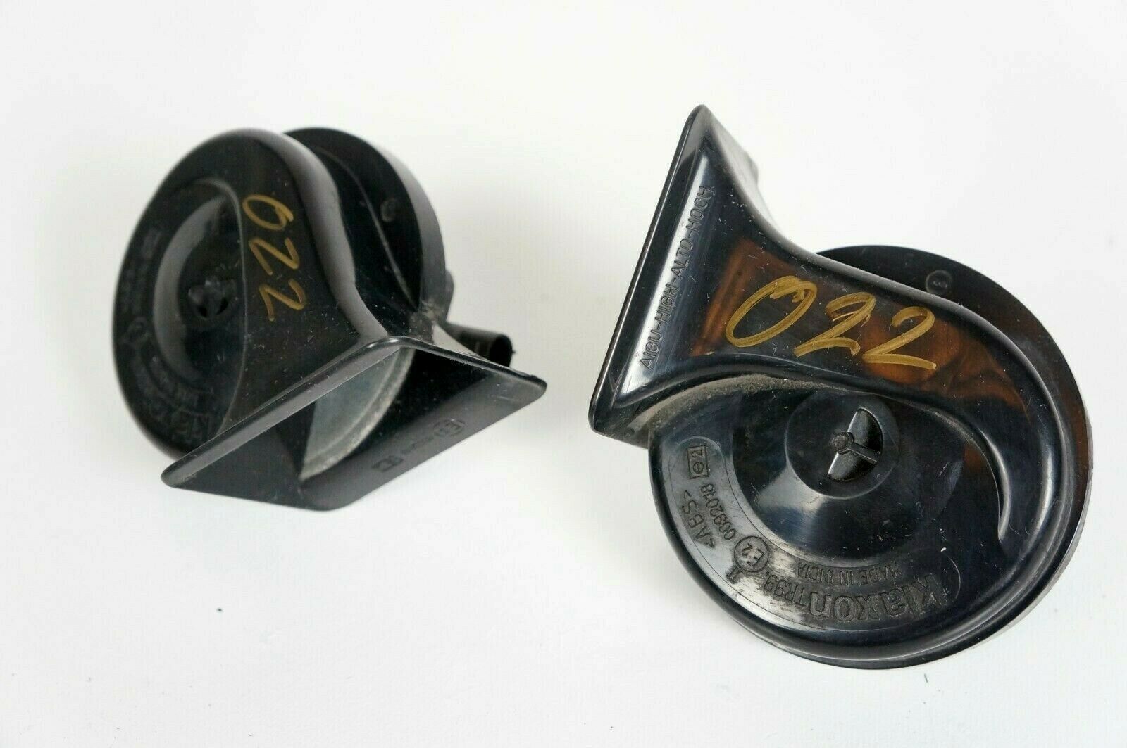 04-2010 bmw 650i e60 550i e63 e64 left right low high pitch horn signal oem - $39.87