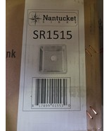 Nantucket Sinks SR1515 Square Small Radius Stainless Steel Bar Sink - $173.25