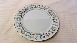 Crown Ming China, Susan Pattern Bread Dessert Plate Multi Colored Flowers 7.5&quot;  - £23.98 GBP
