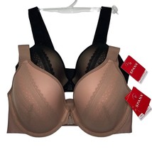 Spanx Bra Underwire Front Close Lace Overlay Full Coverage Brallelujah 30061R - £28.22 GBP