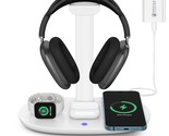 Headphone Stand With 15W Wireless Charger, 4 In 1 Charging Station Heads... - £57.57 GBP