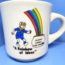 1988 &quot;Rainbow Of Ideas&quot; Samoset Council Pow Wow Boy Scouts Coffee Mug BSA - $177.90 MXN