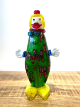 Murano stained glass hand made &quot; clown  &quot; - £256.26 GBP