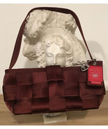 Vtg Harveys Seatbelt Burgundy Bag Small Tote Beautiful Purse 11” X 4”x5.... - $97.02
