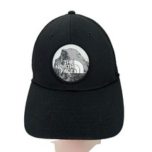 The North Face Mens Hat Cap Trucker Patch Logo Black SnapBack Mesh Back OS - $17.27