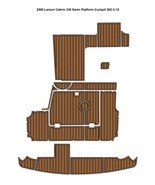 2000 Larson Cabrio 330 Swim Platform Cockpit Boat EVA Foam Teak Deck Flo... - $1,503.11 CAD