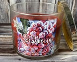 Bath &amp; Body Works BBW 14.5 oz Scented 3-Wick Candle - Frosted Cranberry - $9.74