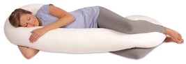 Snoogle Total Body Pillow Girlfriend ComfortU Total Body Support Pregnan... - £74.72 GBP