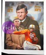 Johnny Majors Tennessee Volunteers Football UT Vols Coach Original Paint... - $5,255.70 CAD