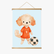 Penny the Playmaker Poodle Wood Frame Hanger by DLJ - £35.90 GBP