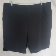 Ben Hogan Mens Golf Shorts Black Flat Front Size 46 Performance Stretch - $17.75